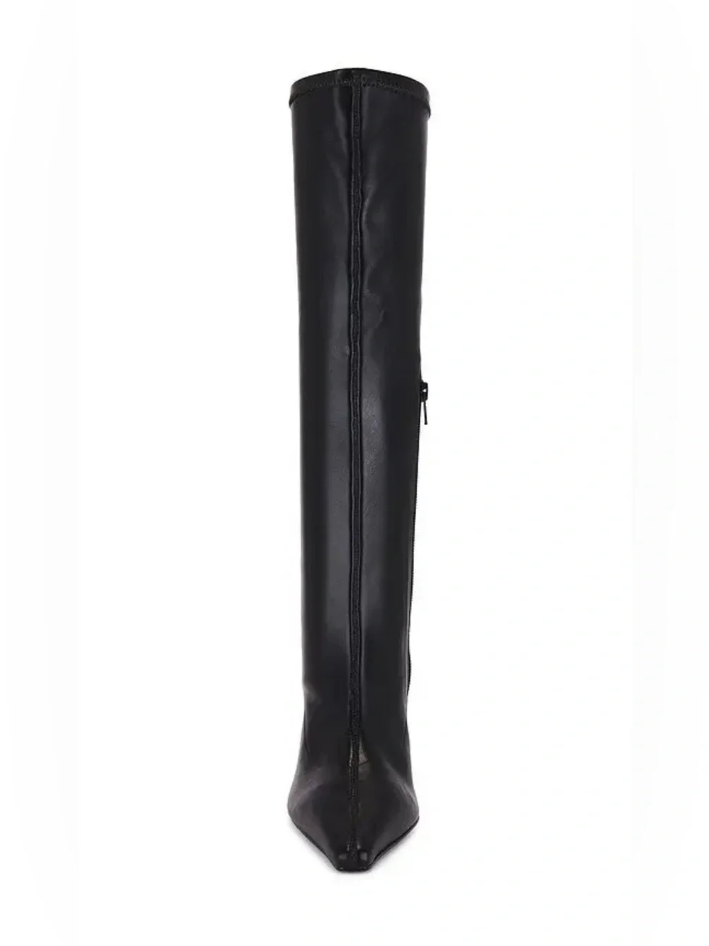 RAYE Alexandra Knee High Boots Women's Black Stiletto Pointed-Toe Boots